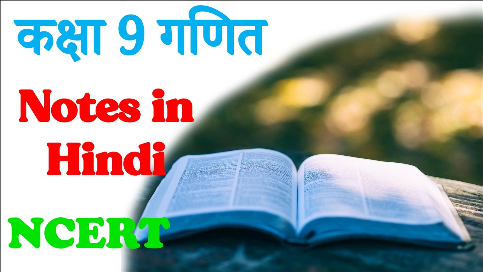 Class 9th Math Notes in Hindi