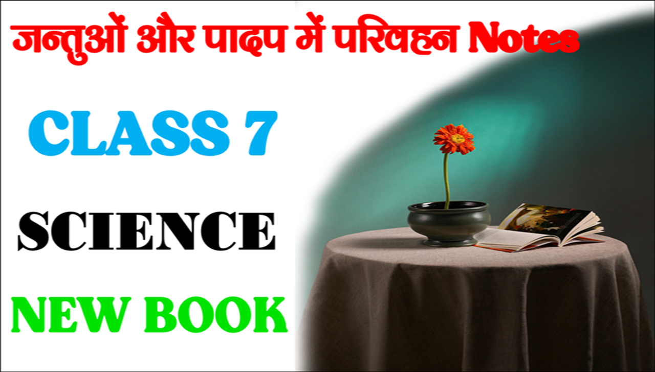 Jantu or Padap me Parivahan class 7 notes