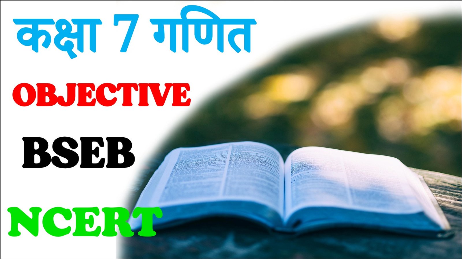 Class 7 Math Objective